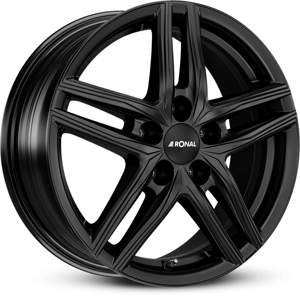 Ronal R65 - Matt Jet Black alloy wheel