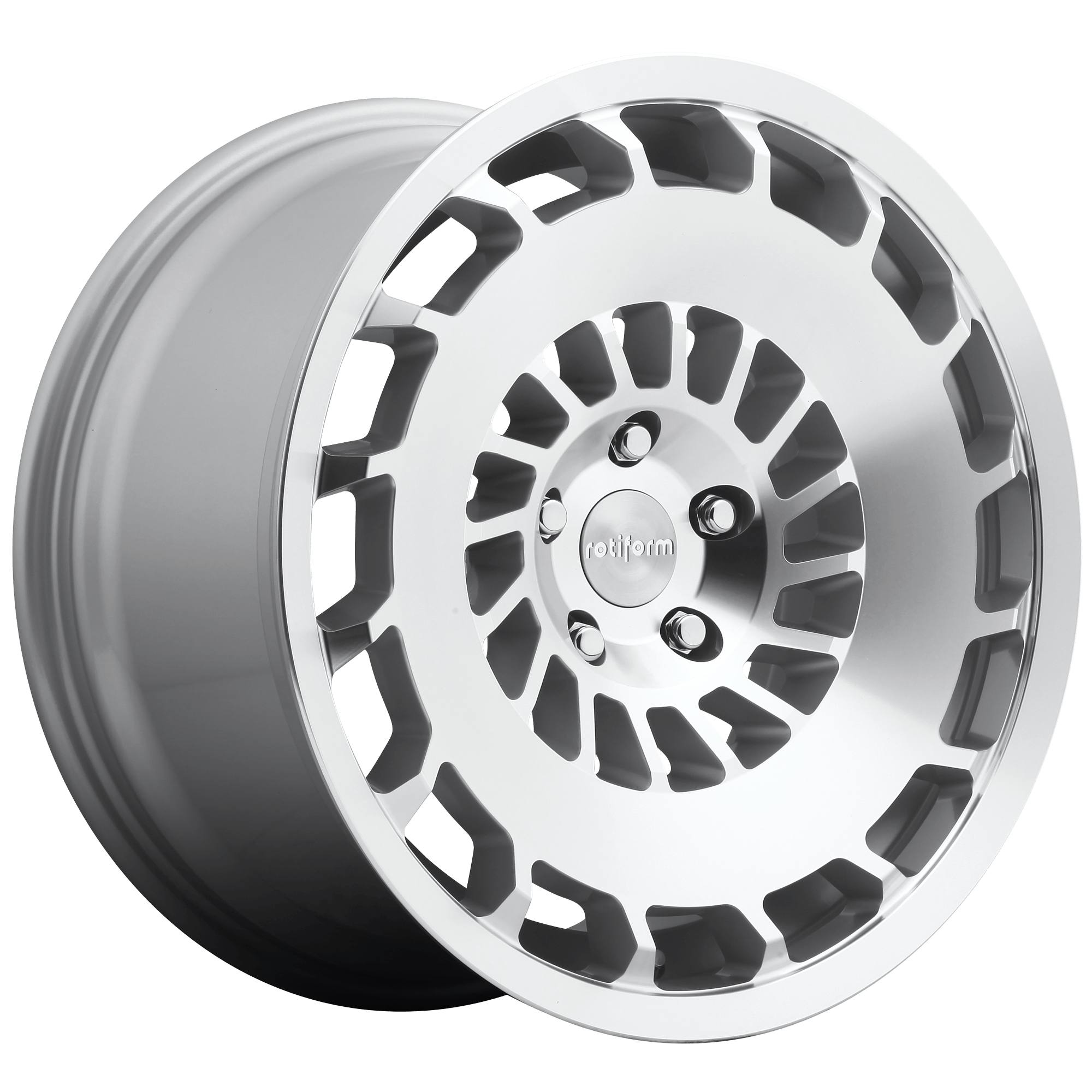 Rotiform R135 CCV - Gloss Silver Machined alloy wheel