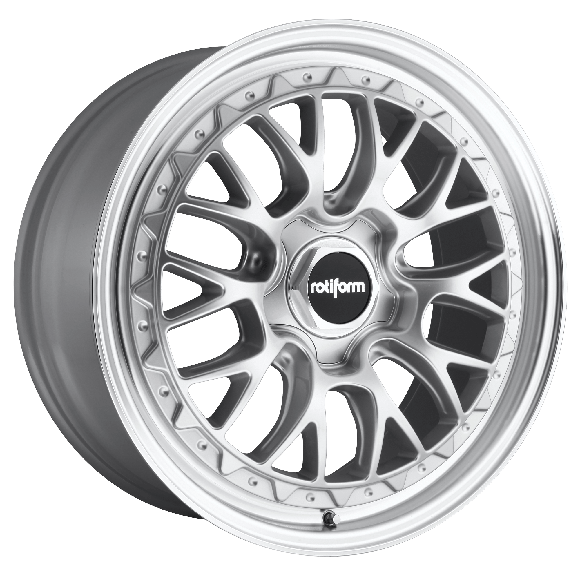 Rotiform R155 LSR - Gloss Silver Machined alloy wheel