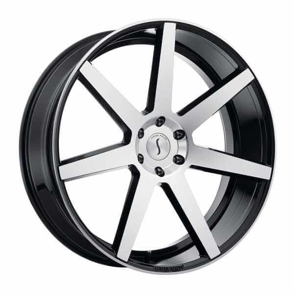 STATUS JOURNEY - Gloss Black W/ Machined Face alloy wheel