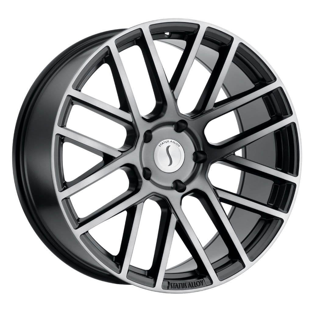 STATUS ROGUE - Matte Black W/ Tinted Machined Face alloy wheel