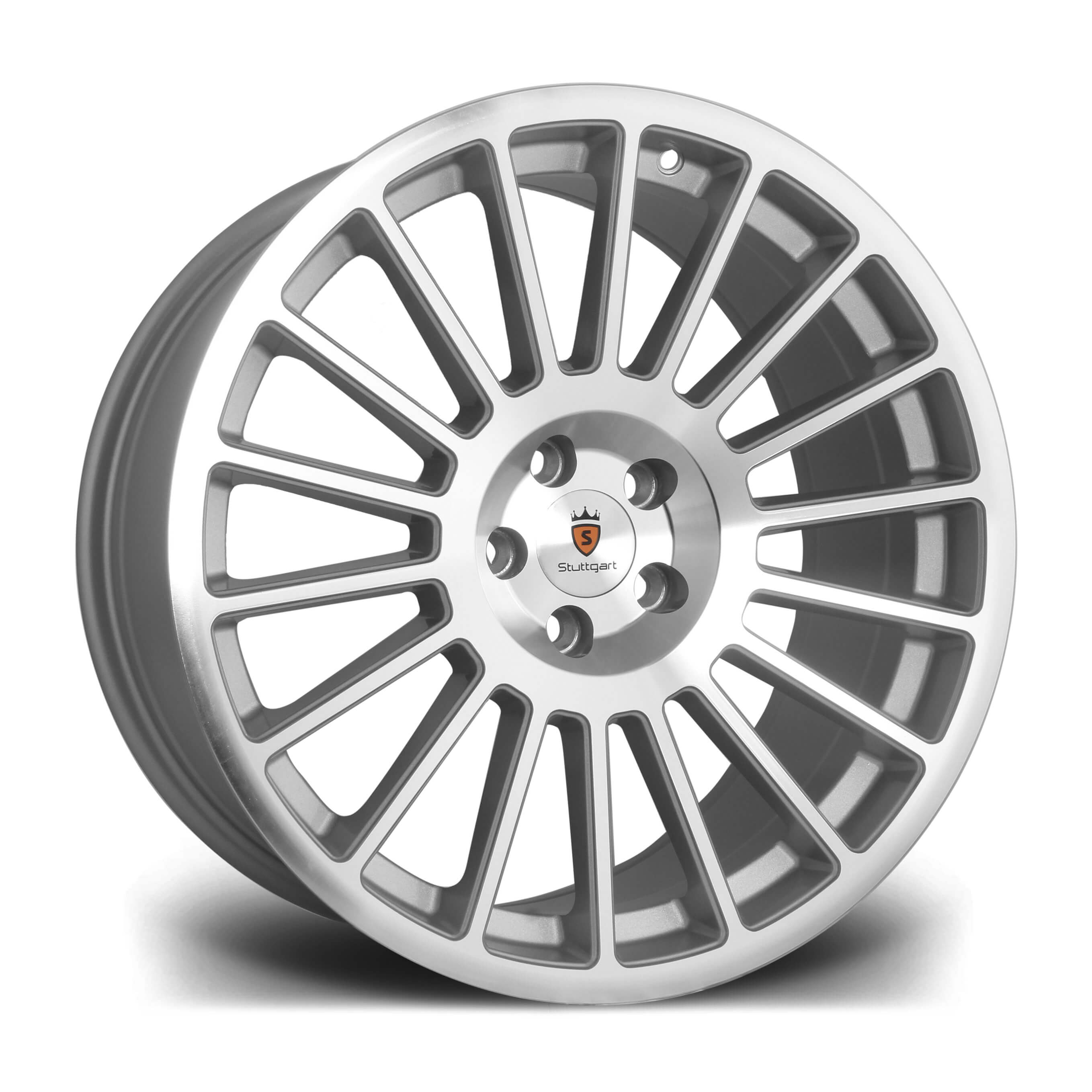 STUTTGART ST2 Silver Polished Alloy Wheels