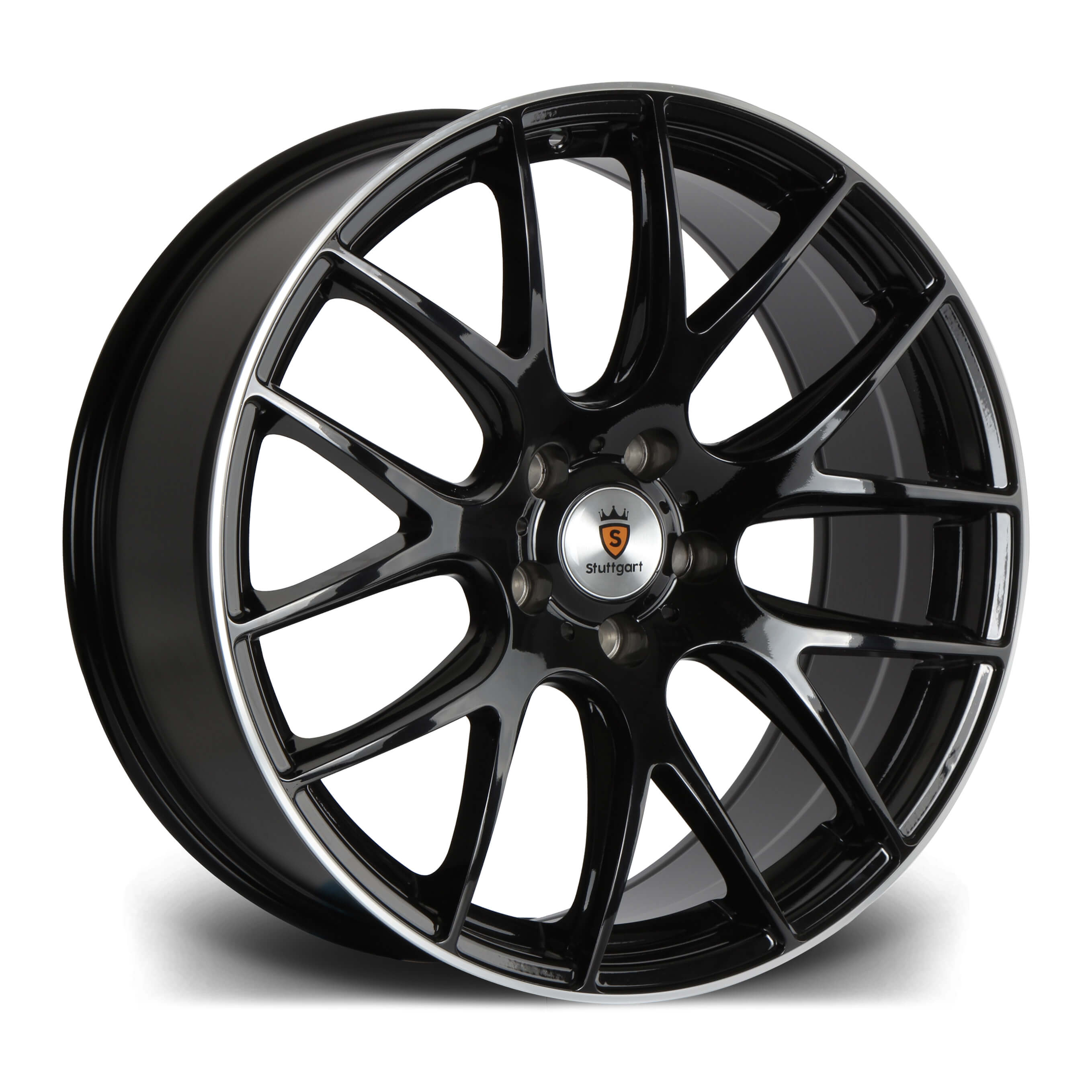 STUTTGART ST3 Gloss Black Alloy Wheels