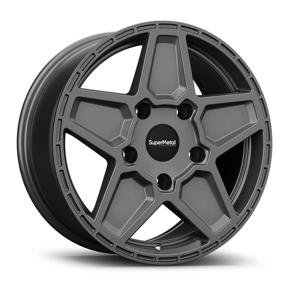 SuperMetal Rocket - Matt Grey alloy wheel
