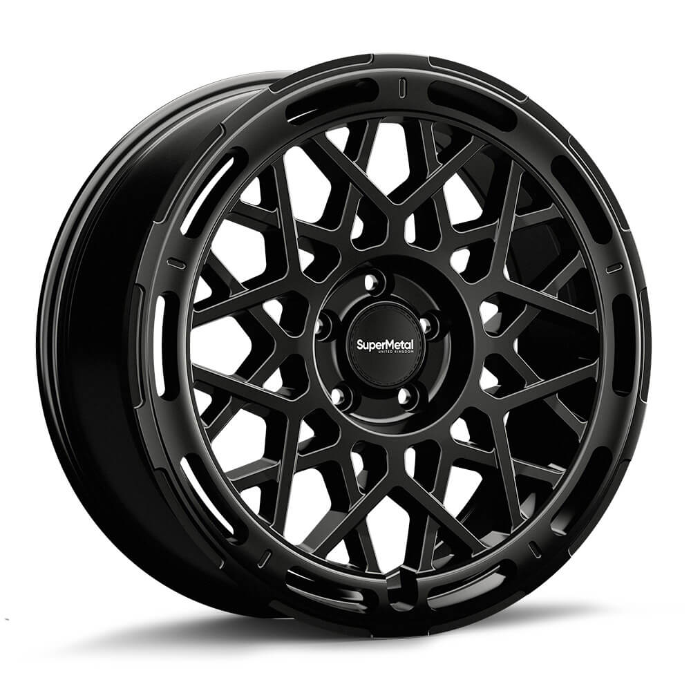 Supermetal Cage Alloy Wheel 18" x 8" ET45 Matt Black