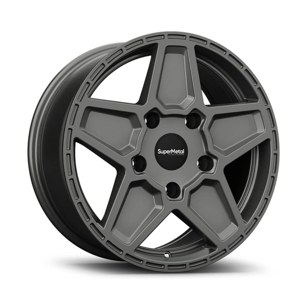 SuperMetal Rocket - Ultra Matt Grey alloy wheel