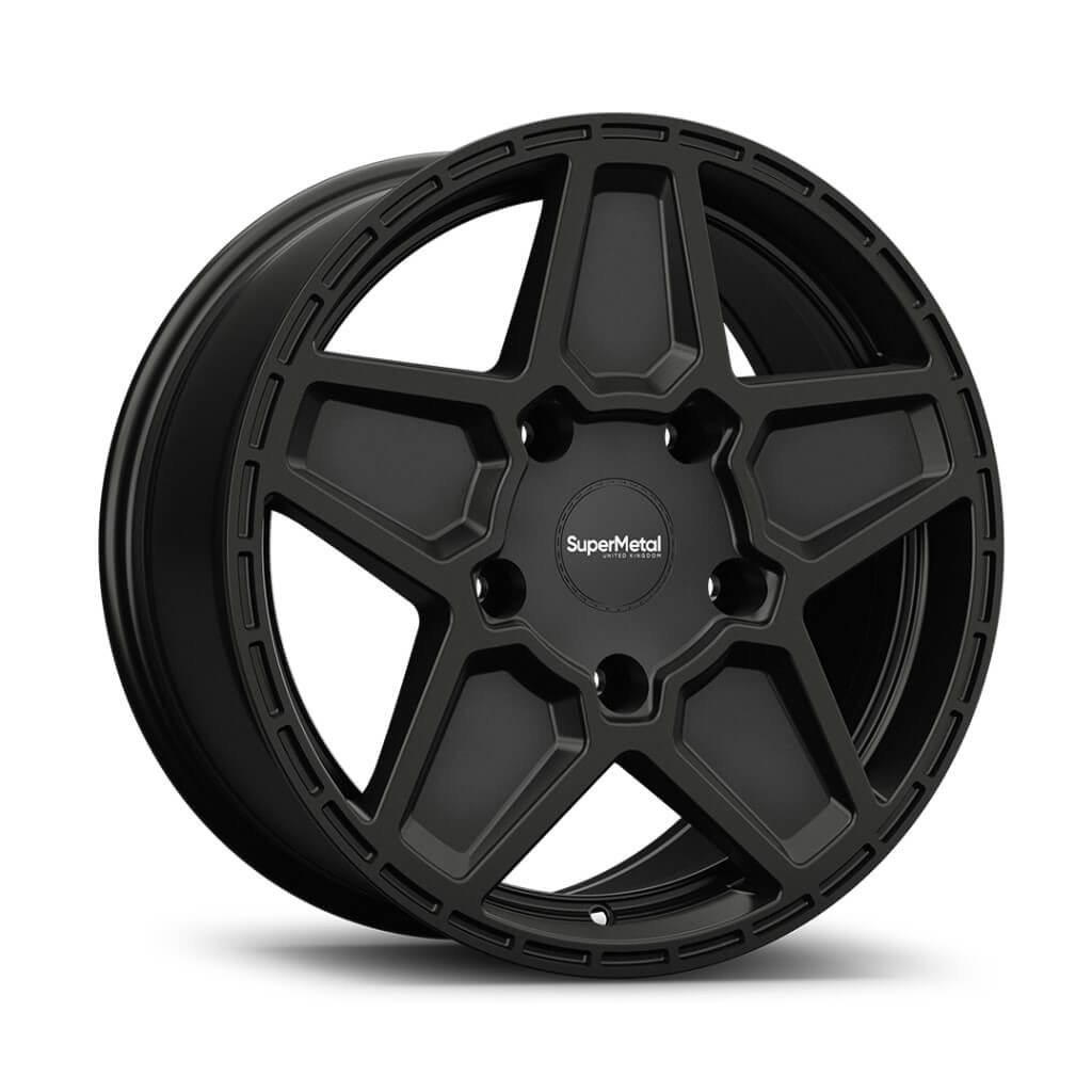 SuperMetal Rocket - Matt Black alloy wheel