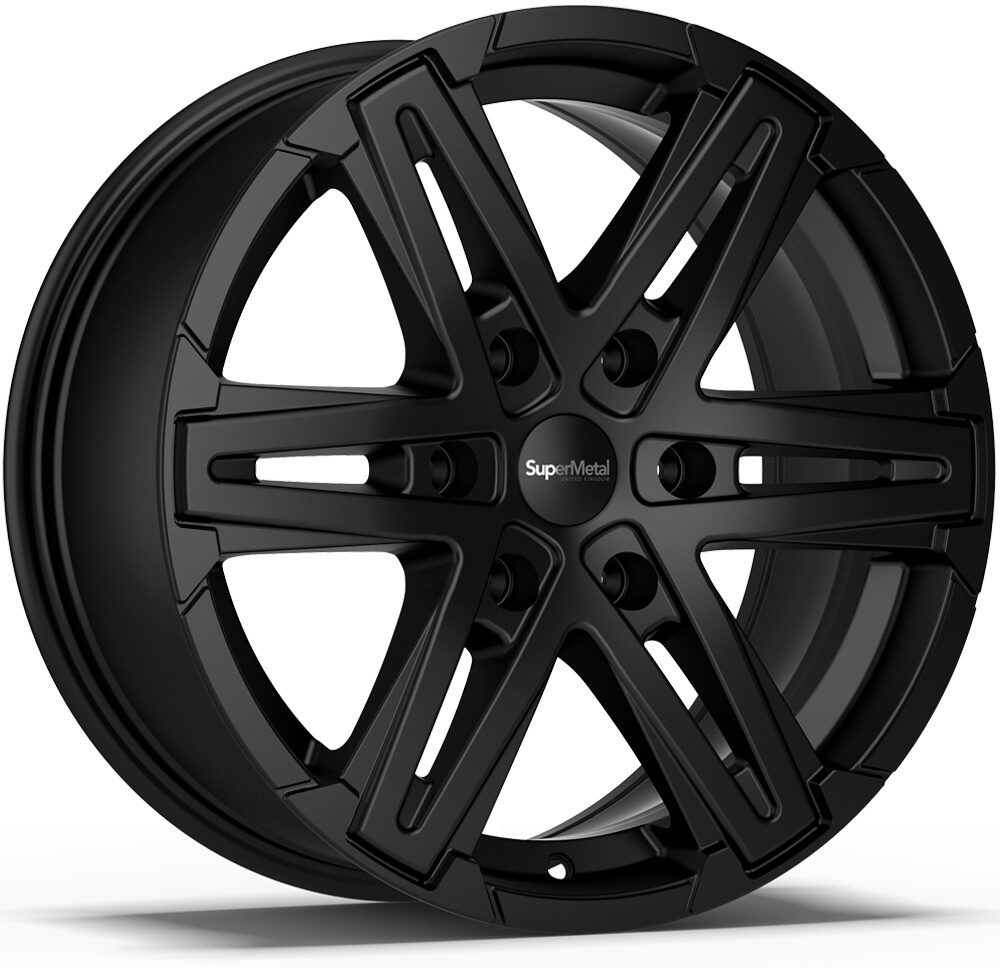 SuperMetal Compass - Matt Black alloy wheel