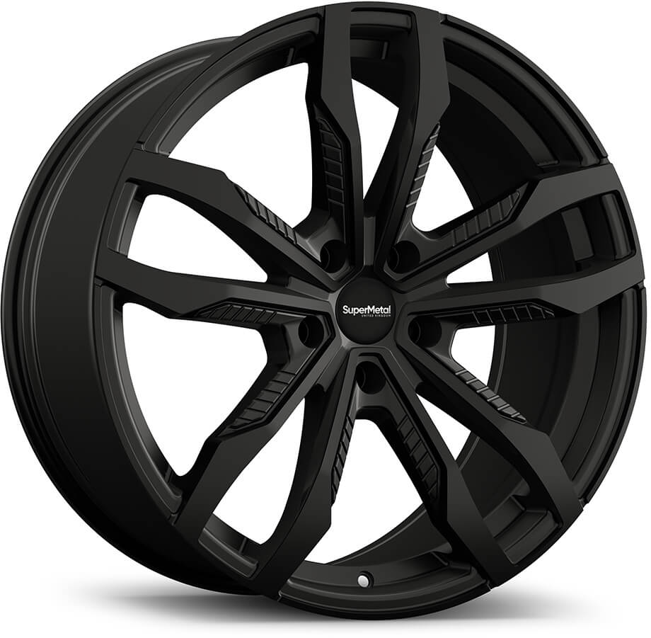 SuperMetal Fin - Matt Black alloy wheel