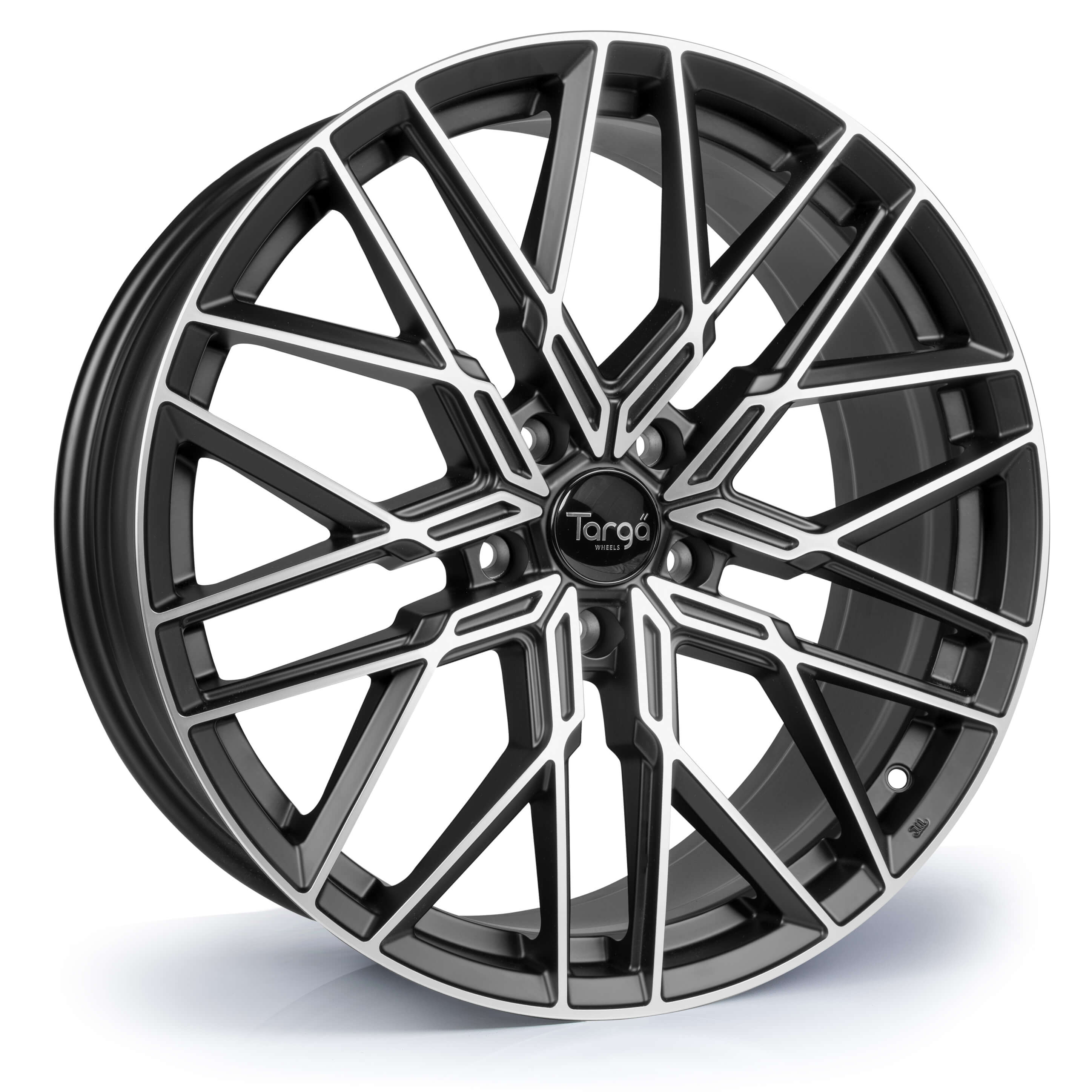 Targa TG8-FF - Matt Black / Machine Face alloy wheel