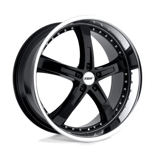 TSW JARAMA - Gloss Black Mirror Lip alloy wheel
