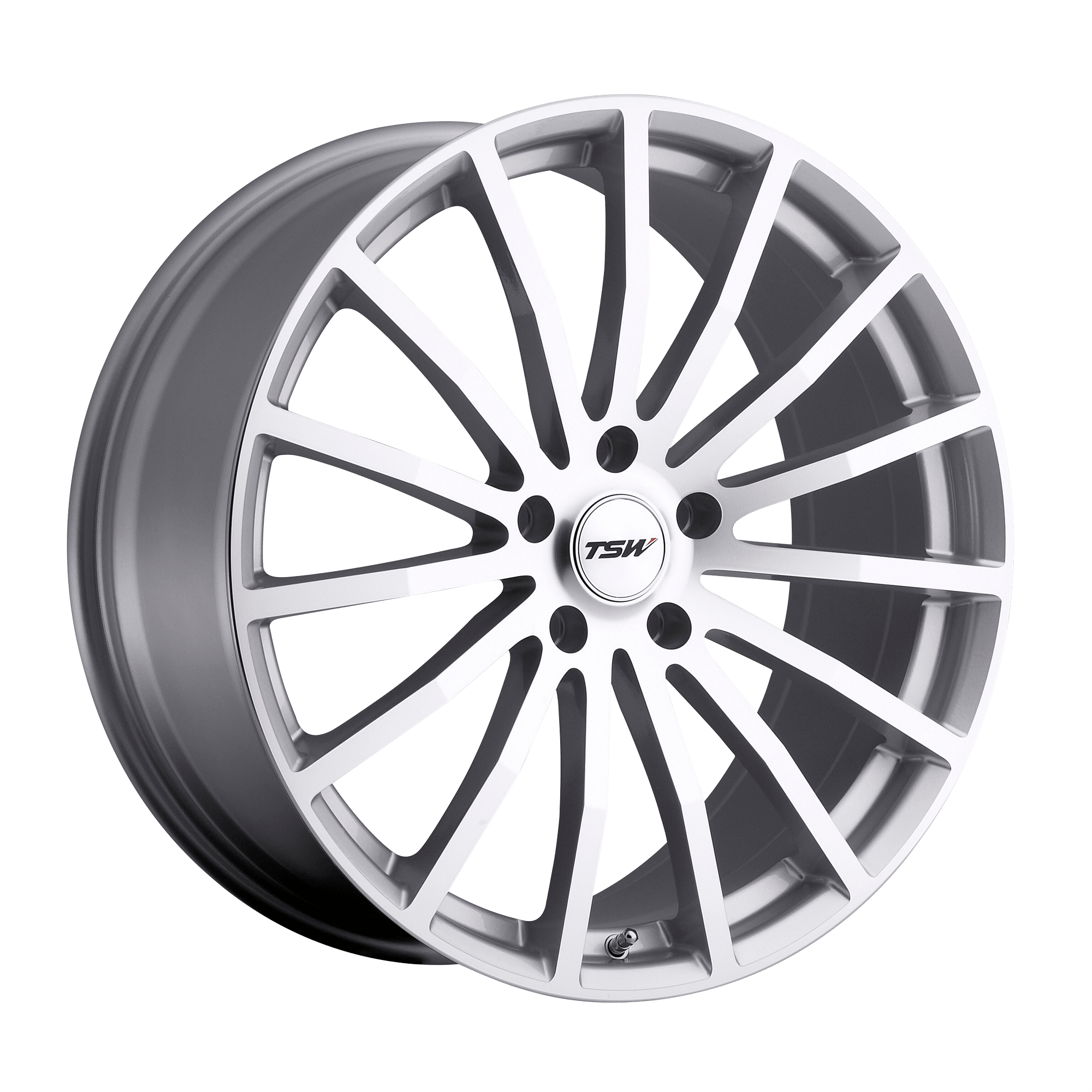 TSW MALLORY Silver W/ Mirror Cut Face Alloy Wheels
