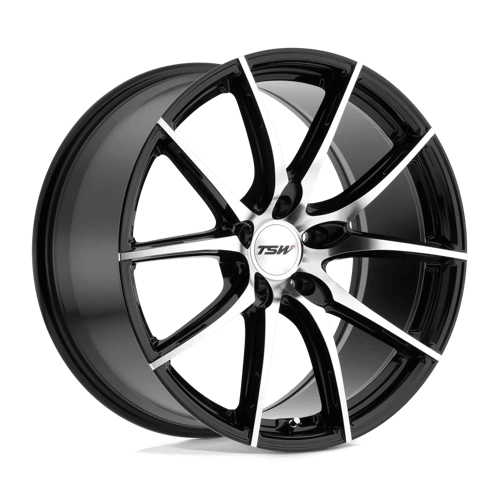 TSW SPRINT - Gloss Black W/ Mirror Cut Face alloy wheel