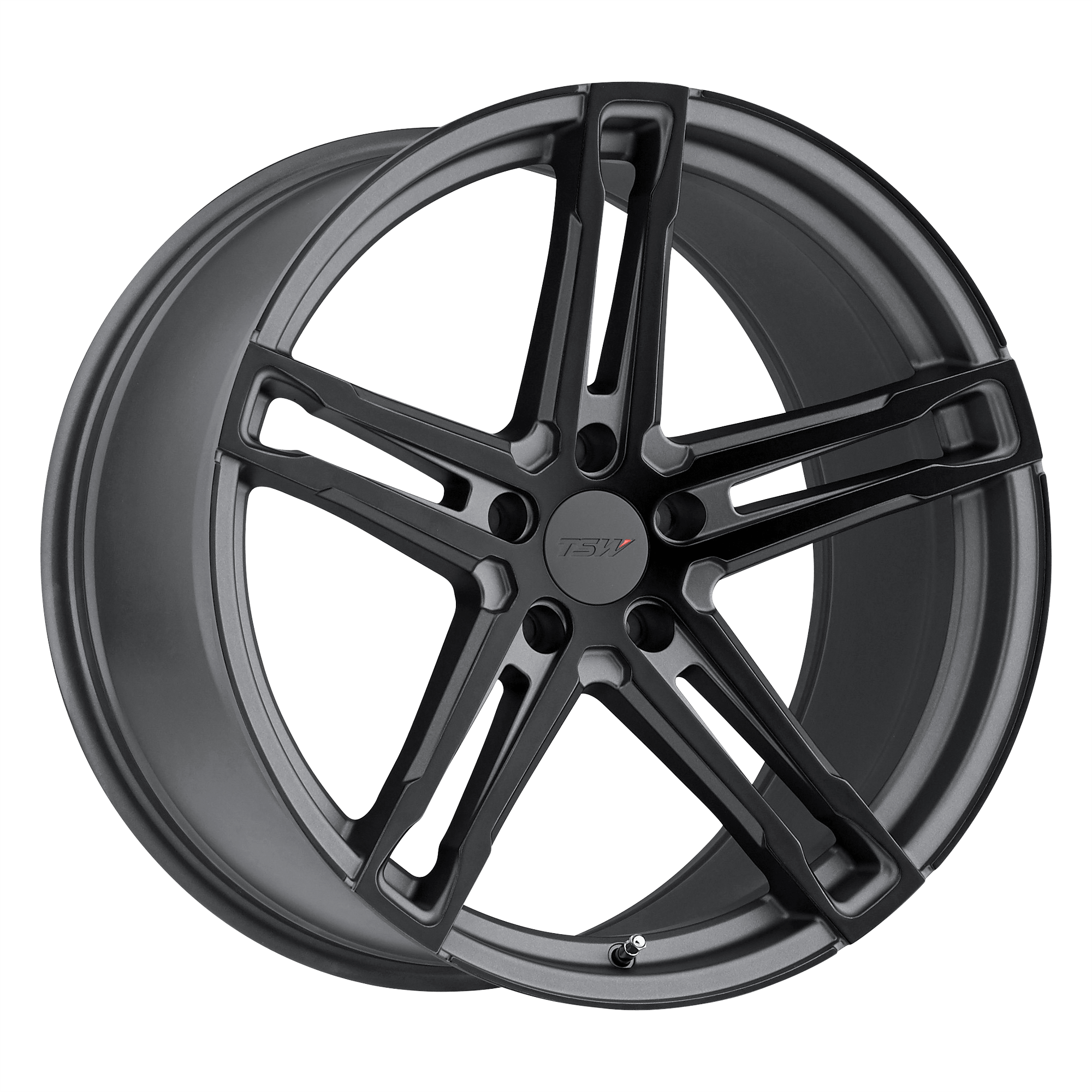TSW MECHANICA Matte Gunmetal W/ Matte Black Face Alloy Wheels