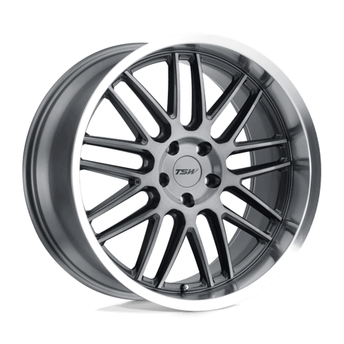 TSW AVALON - Gunmetal W/ Brushed Gunmetal Face & Machined Lip alloy wheel