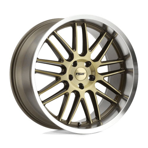 TSW AVALON - Bronze W/  Brushed Bronze Face & Machined Lip alloy wheel