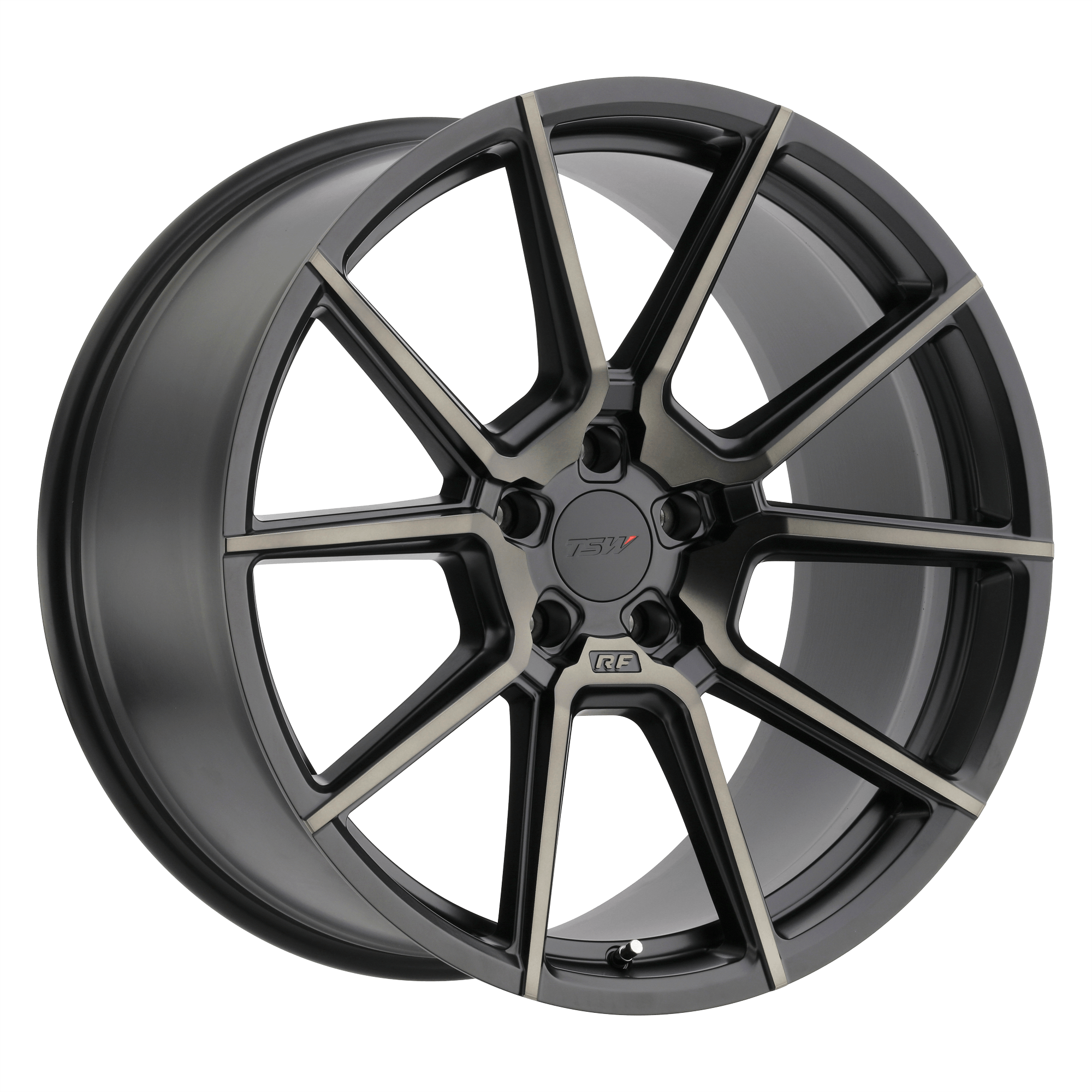 TSW CHRONO Matte Black W/ Machine Face & Dark Tint Alloy Wheels