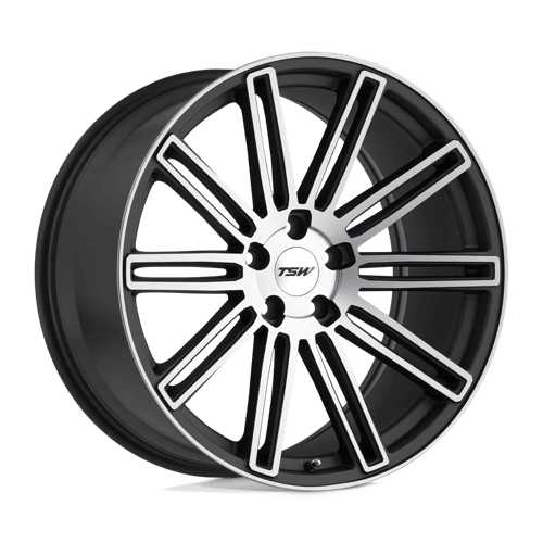 TSW CROWTHORNE - Matte Gunmetal W/ Matte Machine Face alloy wheel