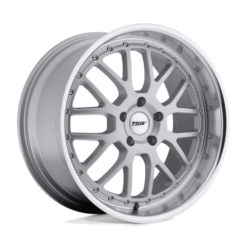 TSW VALENCIA - Silver W/ Mirror Cut Lip alloy wheel