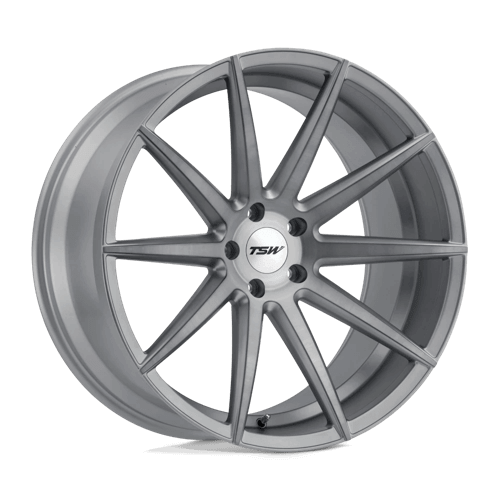 TSW CLYPSE - Titanium W/ Matte Brushed Face alloy wheel