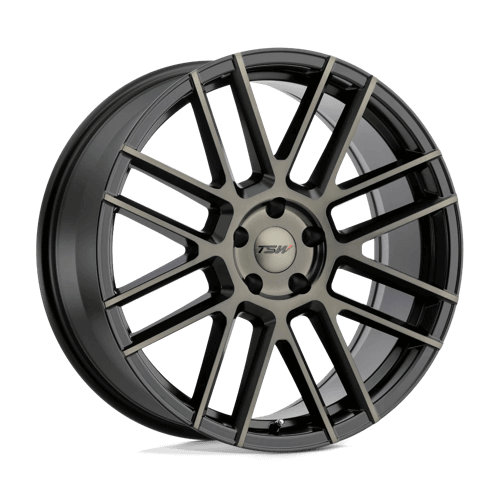 TSW MOSPORT - Matte Black W/ Machine Face & Dark Tint alloy wheel