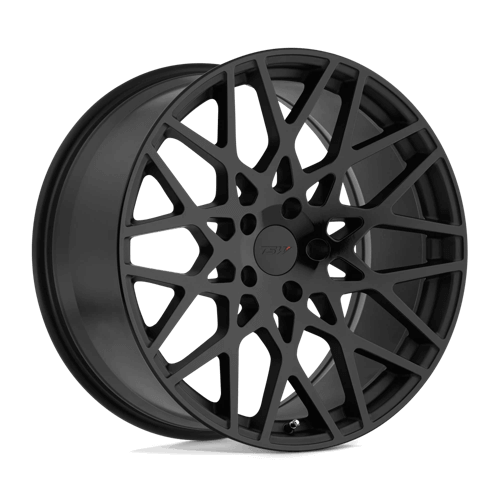 TSW VALE - Double Black - Matte Black W/ Gloss Black Face alloy wheel