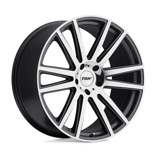 TSW GATSBY - Gunmetal W/ Mirror Cut Face alloy wheel