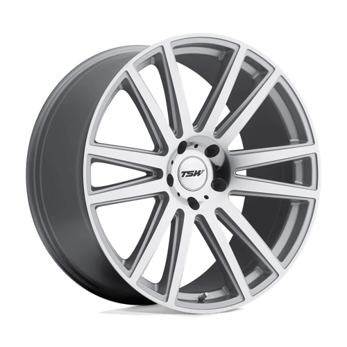TSW GATSBY - Silver W/ Mirror Cut Face alloy wheel