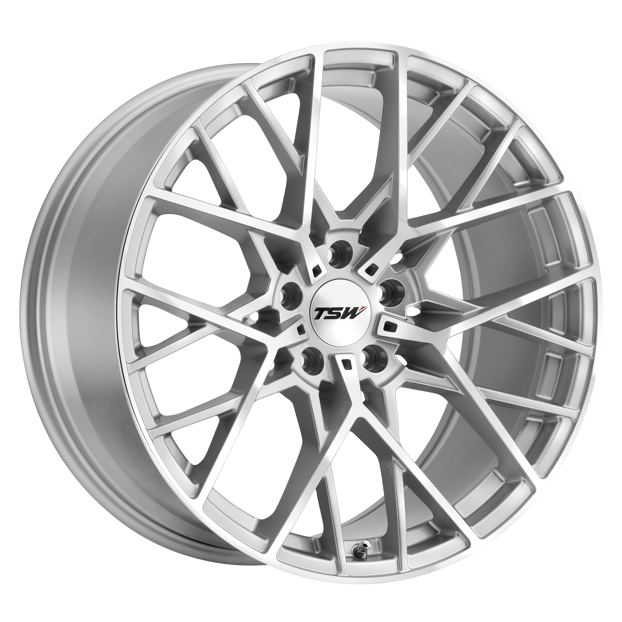 TSW SEBRING Silver W/ Mirror Cut Face Alloy Wheels