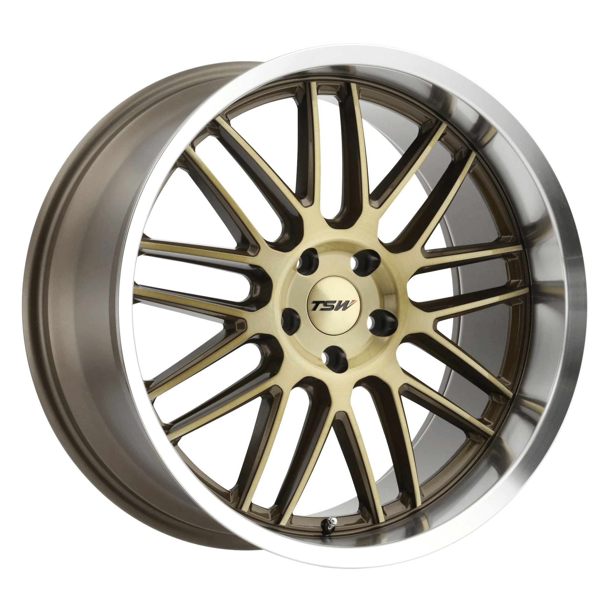 TSW AVALON Bronze W/ Brushed Face & Machined Lip Alloy Wheels