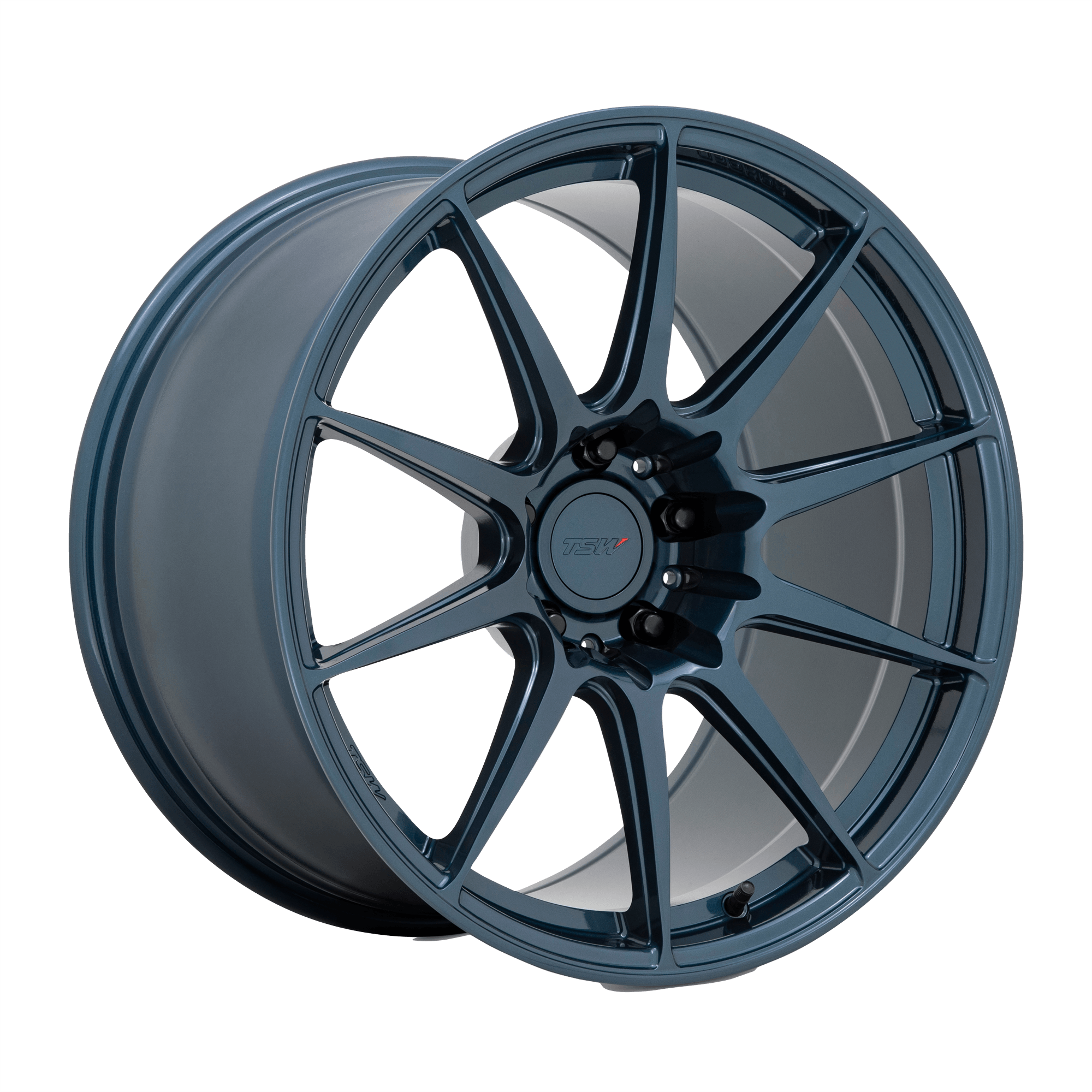 TSW KEMORA Gloss Dark Blue Alloy Wheels
