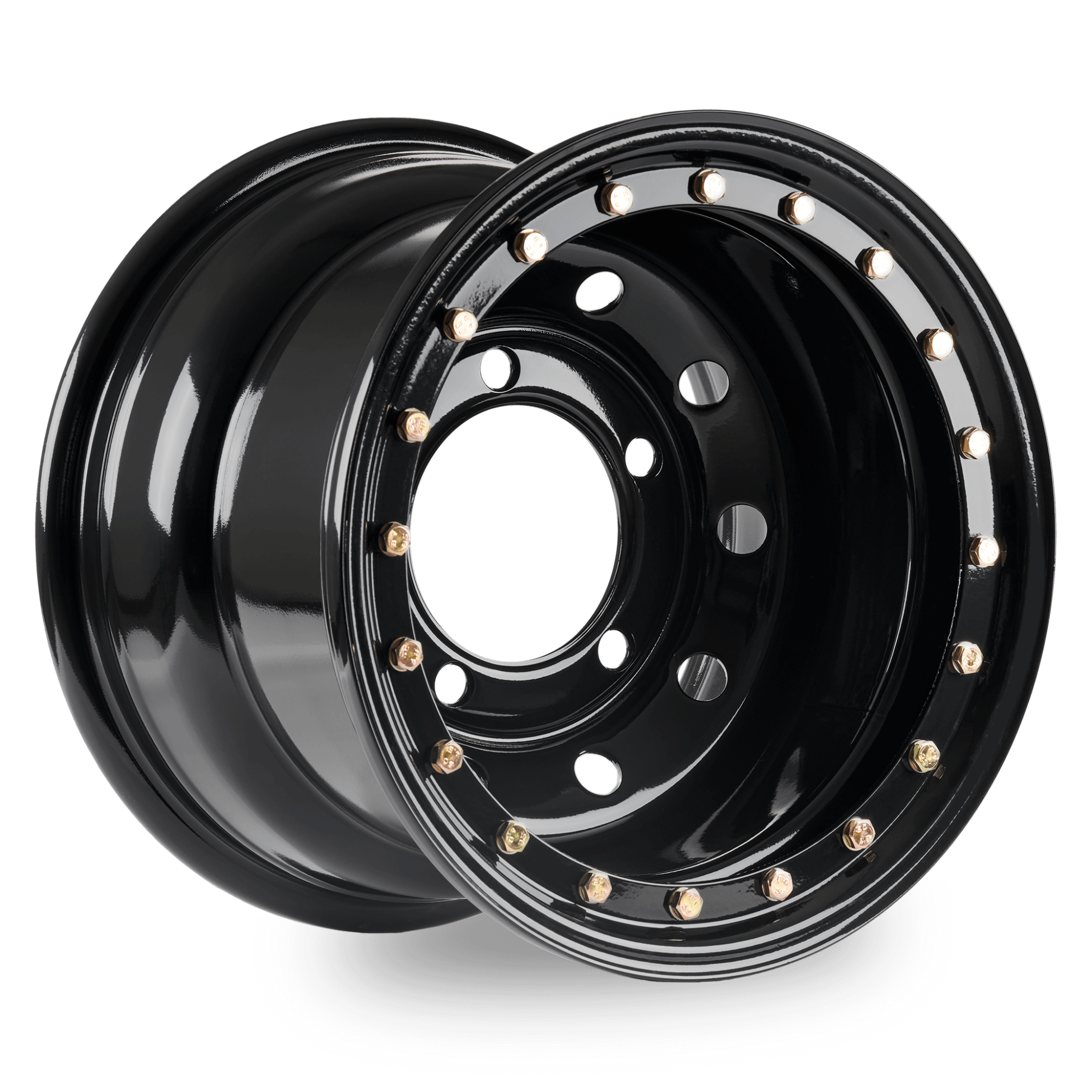 Tuff Torque Imitation Beadlock - Black alloy wheel