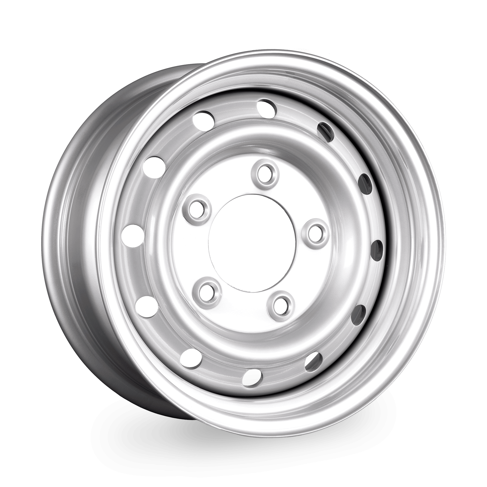 Tuff Torque Wolf Style Steel Wheel 16" x 6.5" ET20 Silver