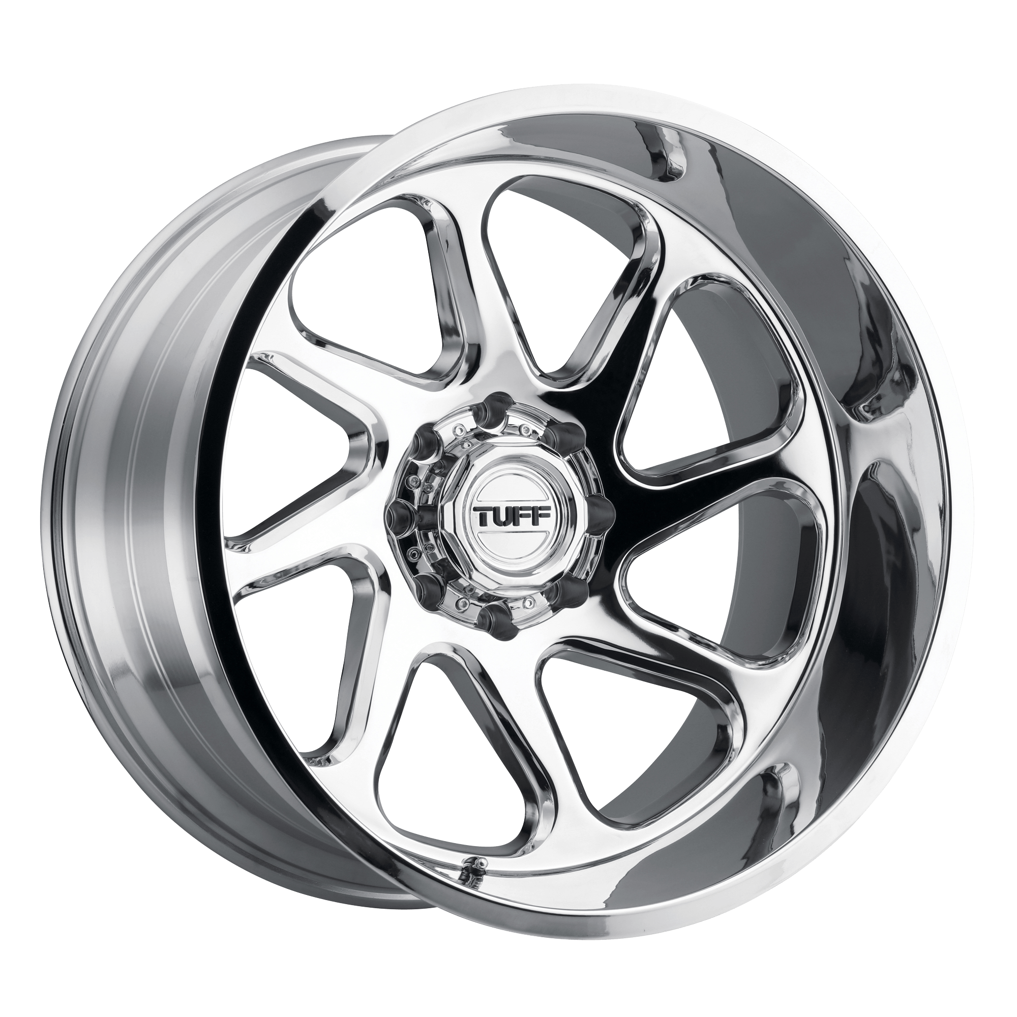 TUFF T2B Chrome Alloy Wheels