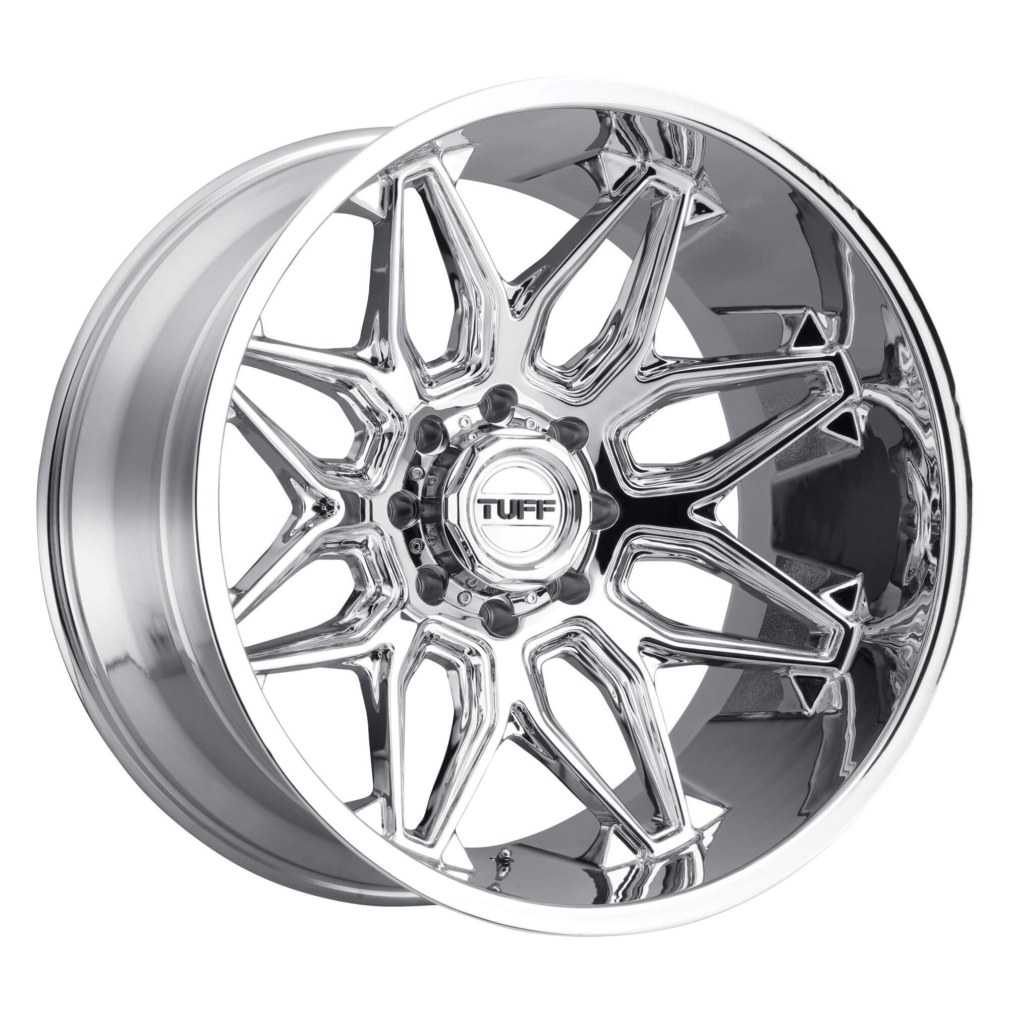 TUFF T3B - Chrome alloy wheel