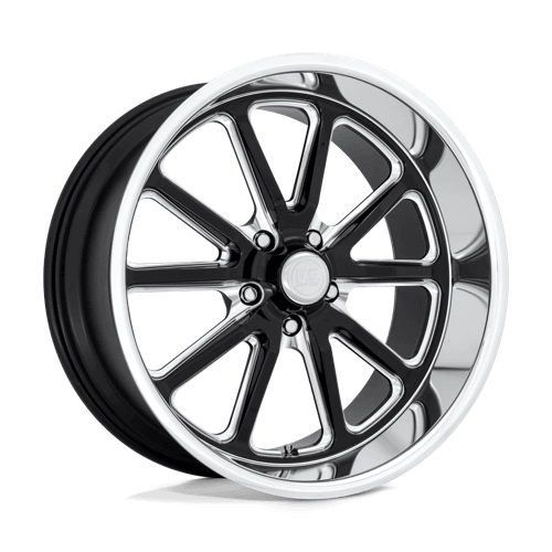 US Mag 1PC U117 RAMBLER - Gloss Black Milled alloy wheel