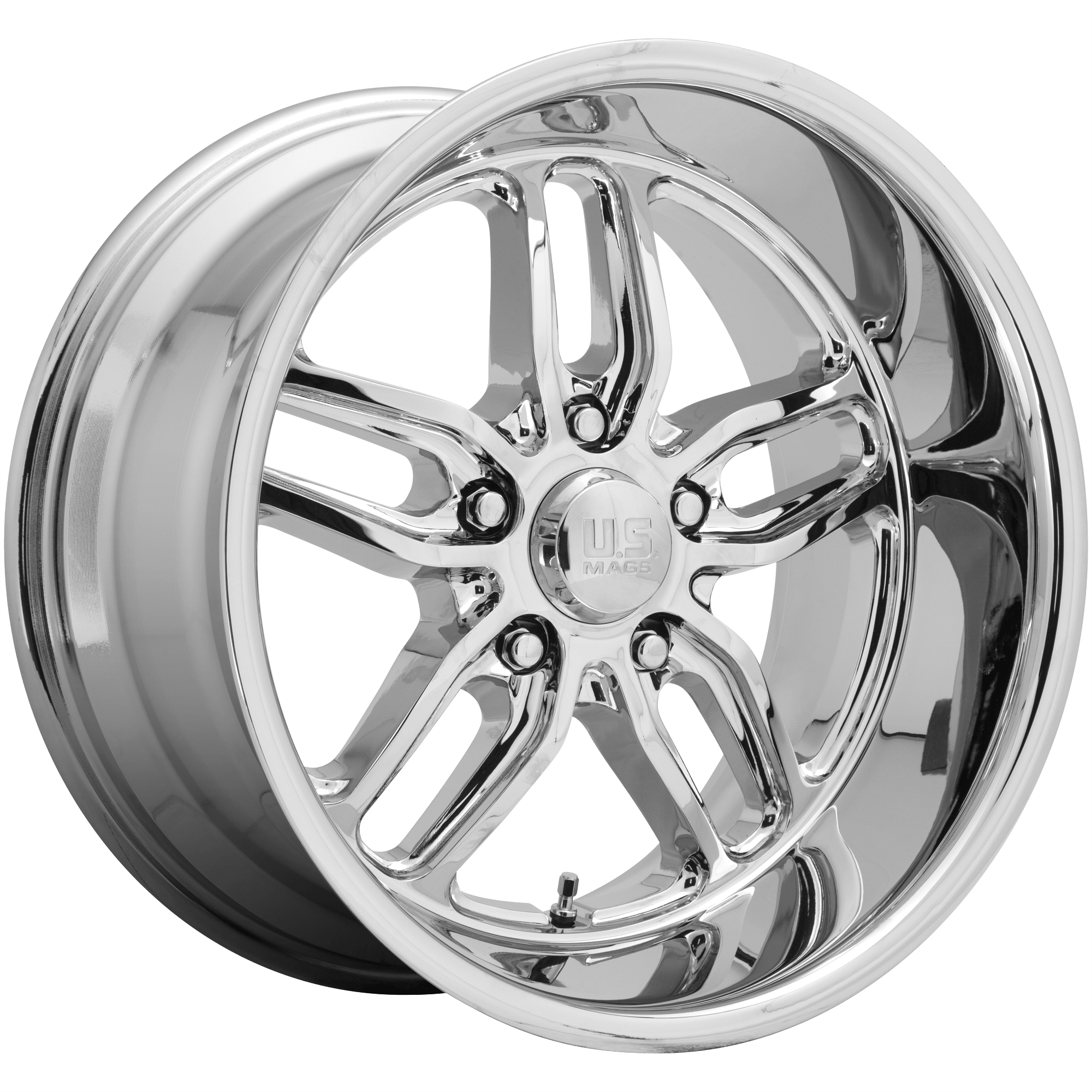 US Mag 1PC U127 CTEN Chrome Alloy Wheels