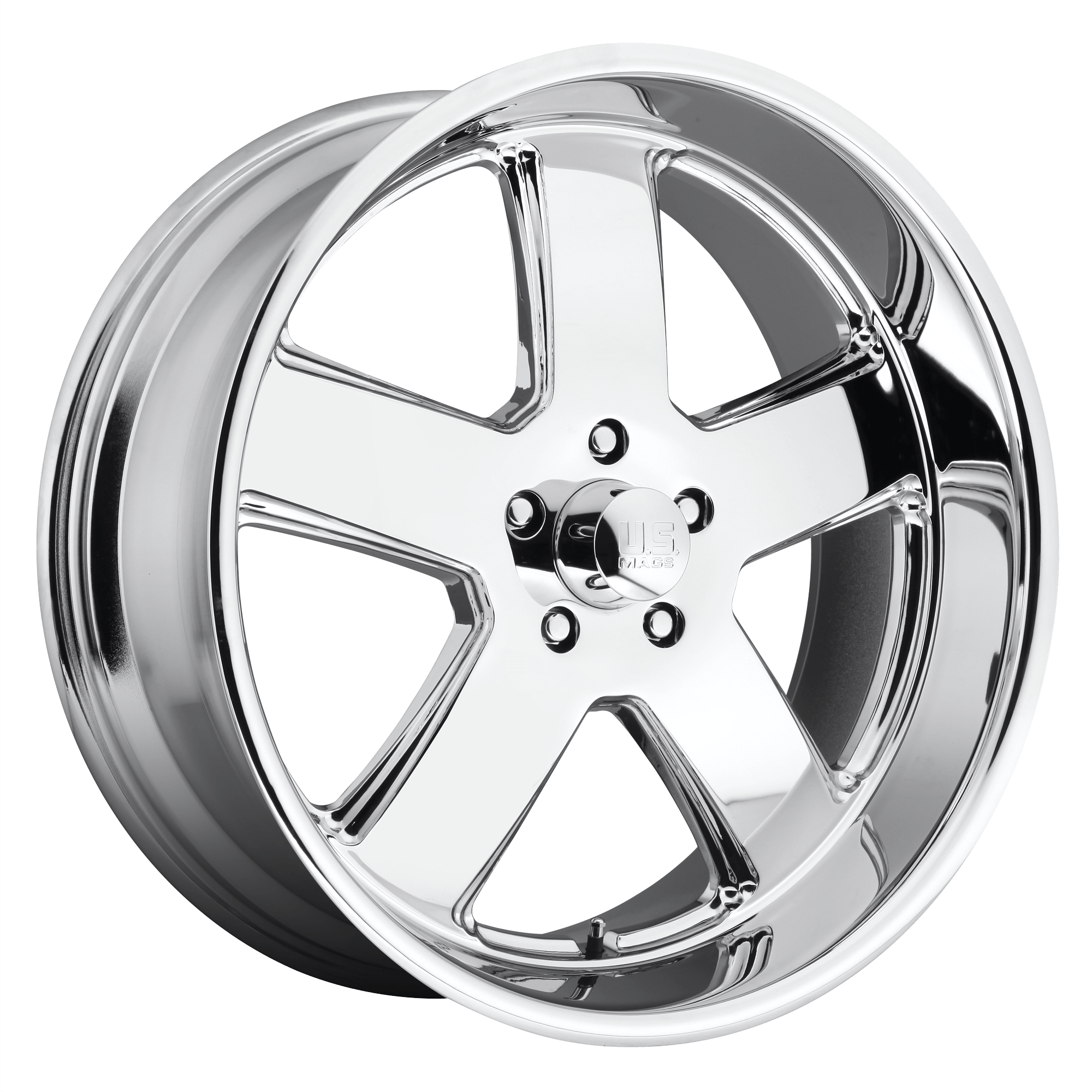 US Mag 1PC U116 HUSTLER Chrome Alloy Wheels