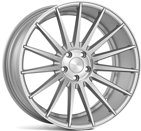 VEEMANN VC7 - Full Matt Silver Polished alloy wheel