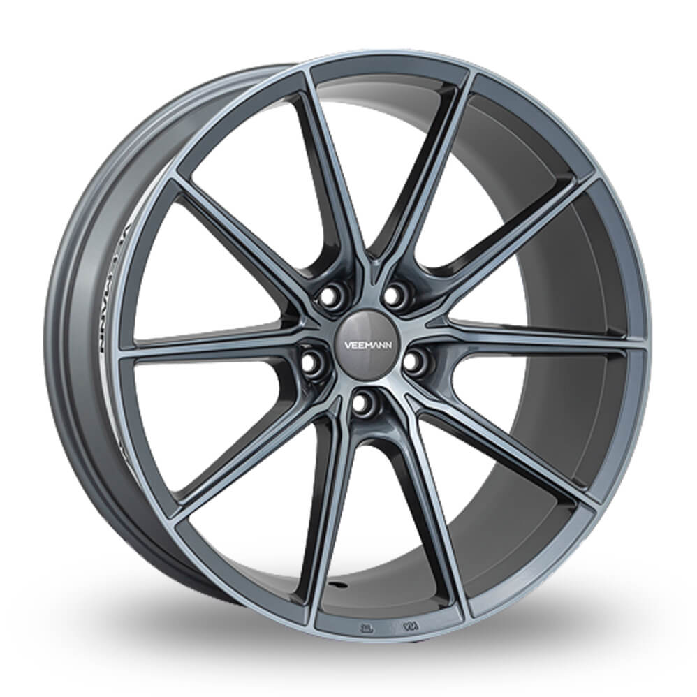 VEEMANN VF-S 48 - Graphite Smoke Machined alloy wheel