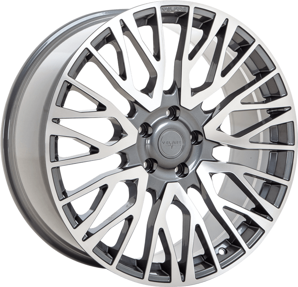 VELARE VLR01 - Platinum Grey Machined Face alloy wheel