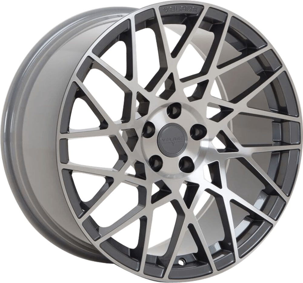 VELARE VLR03 - Platinum Grey Machined Face alloy wheel
