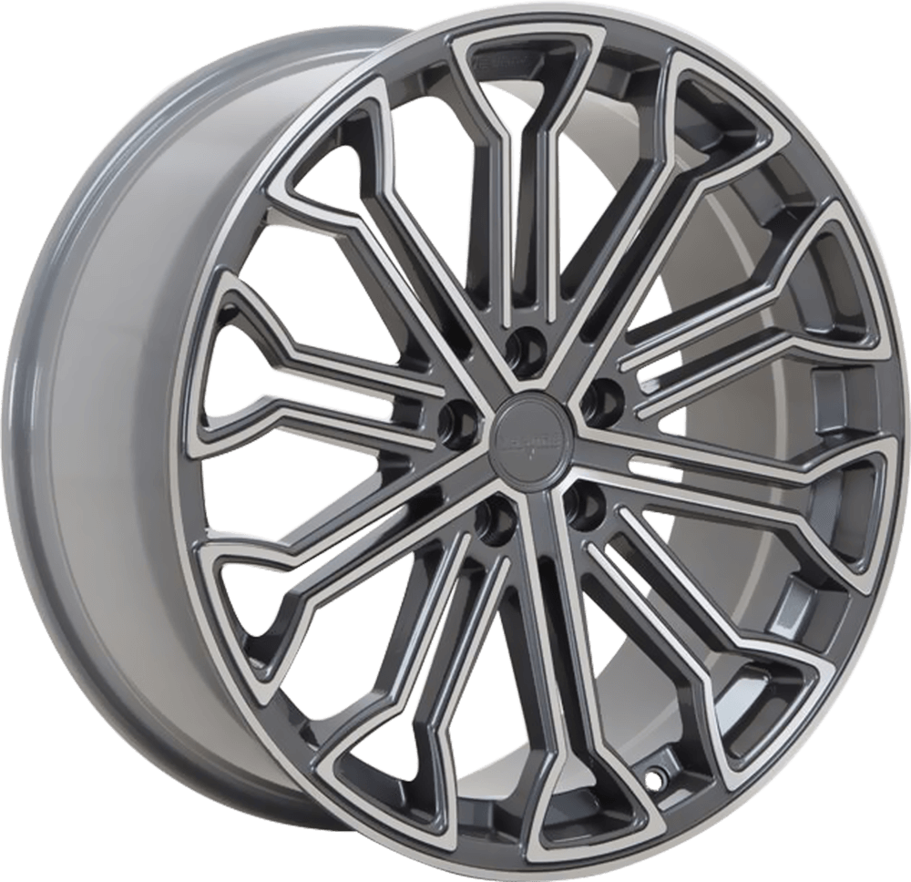 VELARE VLR04 - Platinum Grey Machined Face alloy wheel