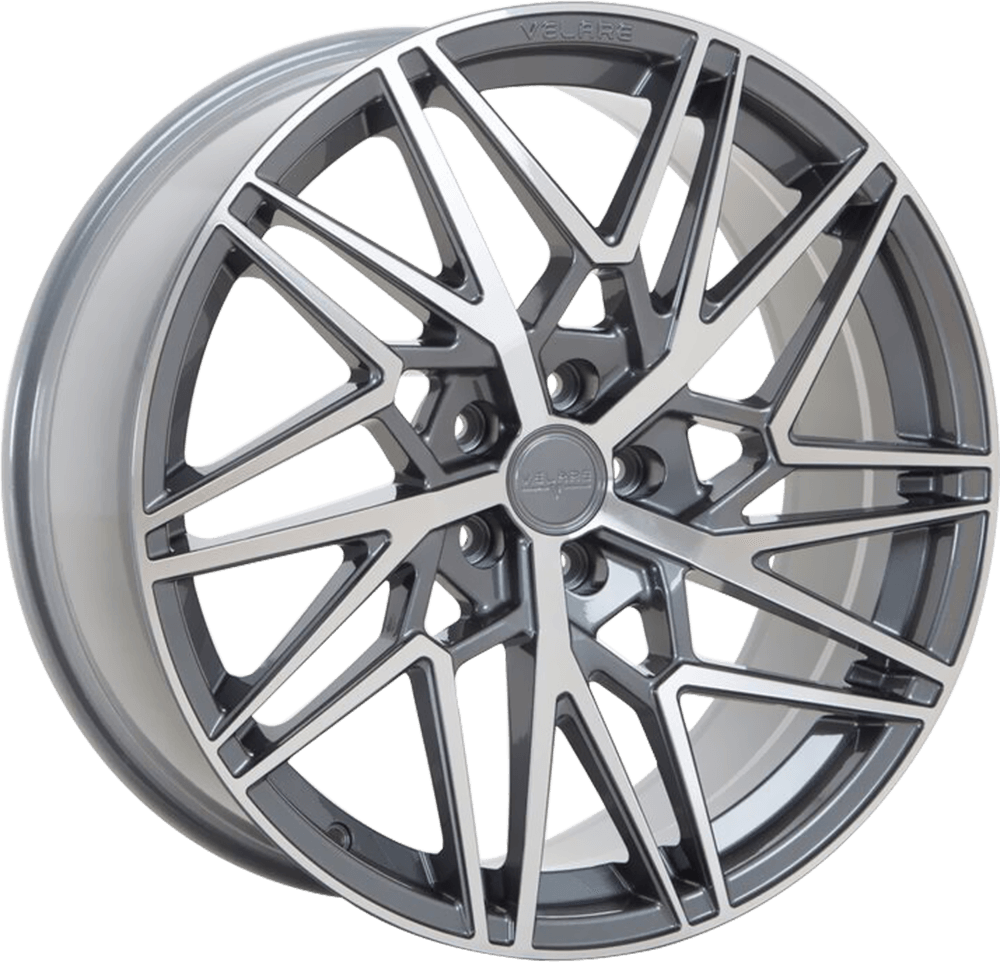 VELARE VLR06 - Platinum Grey Machined Face alloy wheel