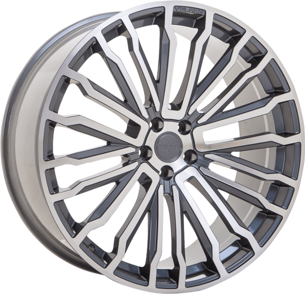 VELARE VLR09 - Platinum Grey Machined Face alloy wheel