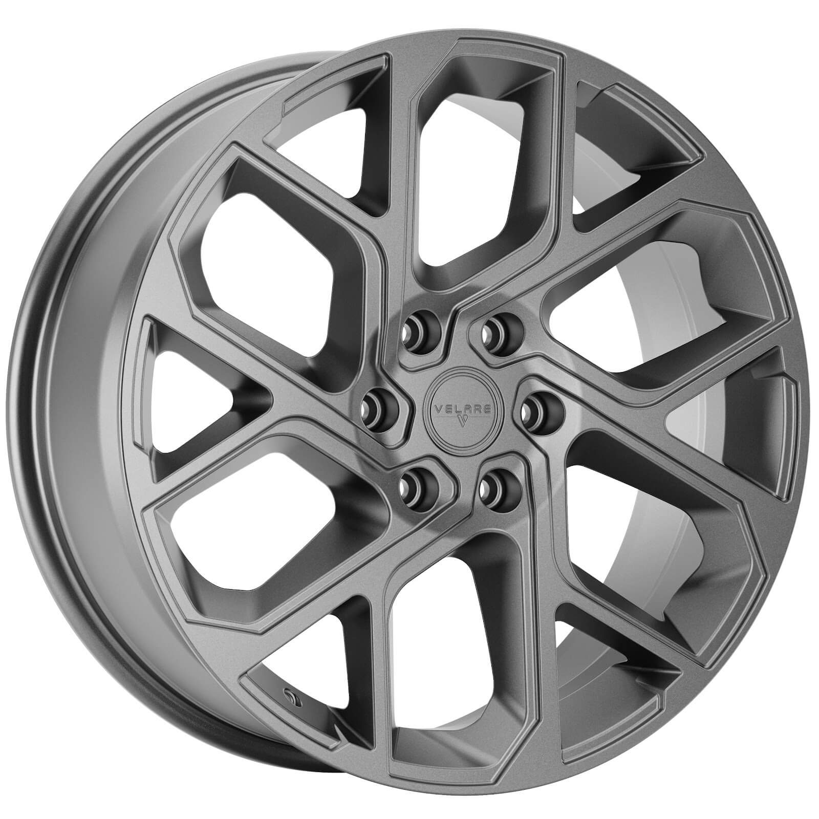 VELARE VLR-6S Matt Graphite Alloy Wheels