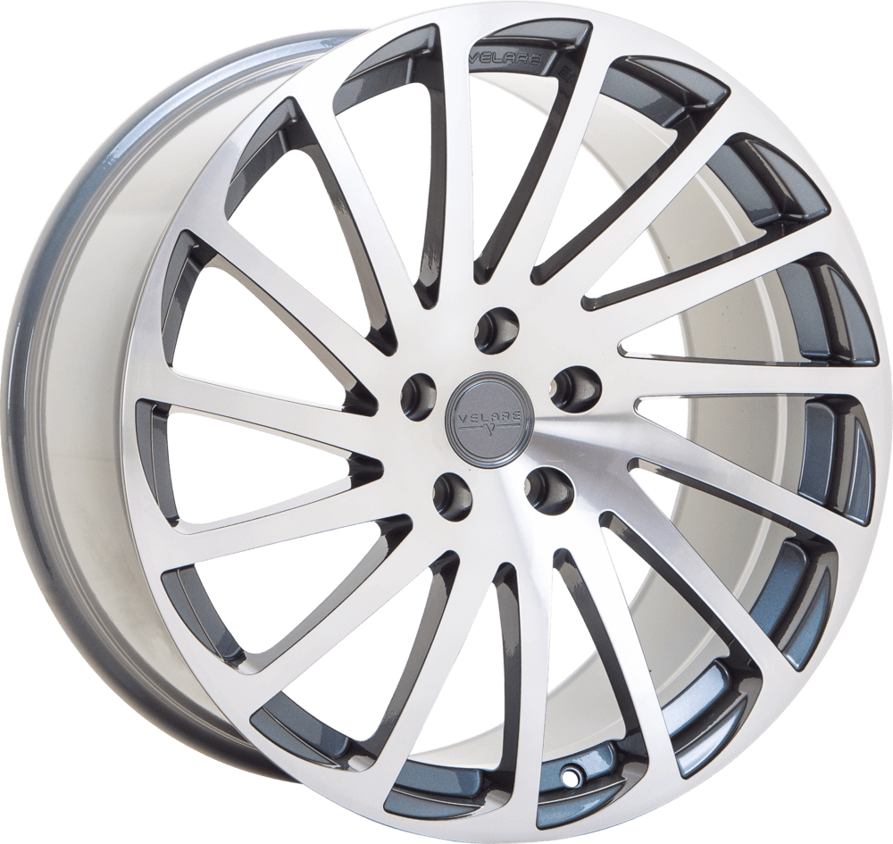 VELARE VLR11 - Platinum Grey Machined Face alloy wheel