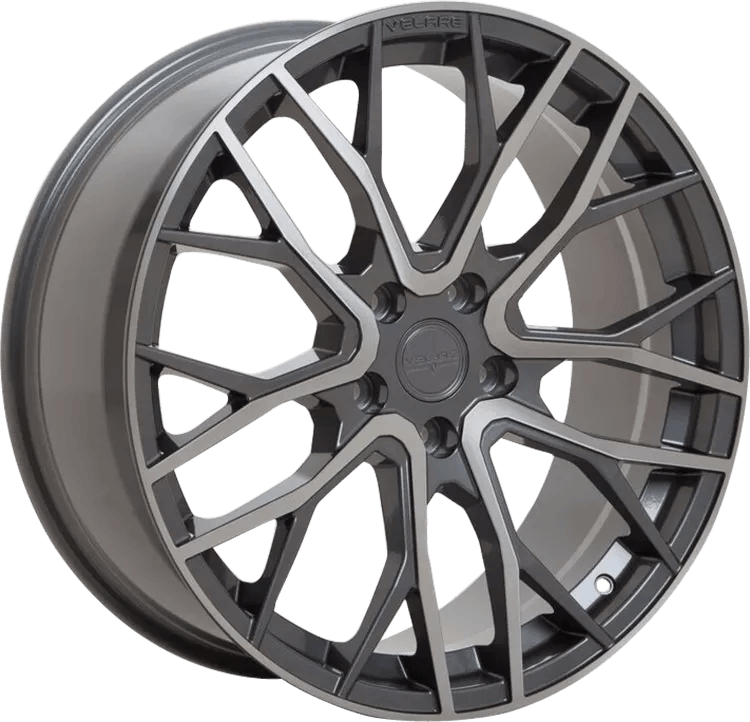 VELARE VLR08 - Platinum Grey Machined Face alloy wheel