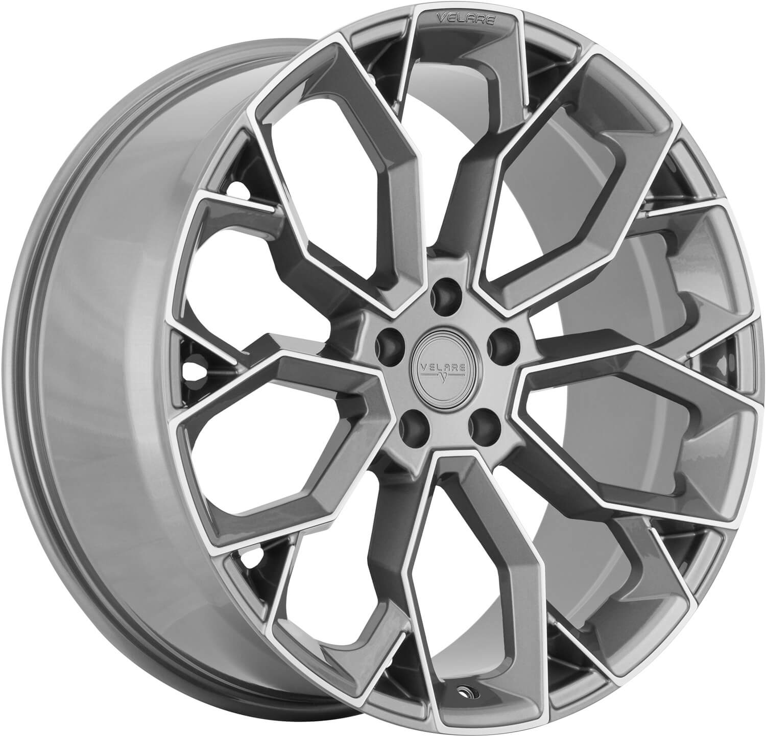 VELARE VLR15 - Platinum Grey Machined Face alloy wheel