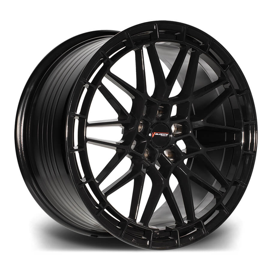 Velocity VF11 Gloss Black Alloy Wheels